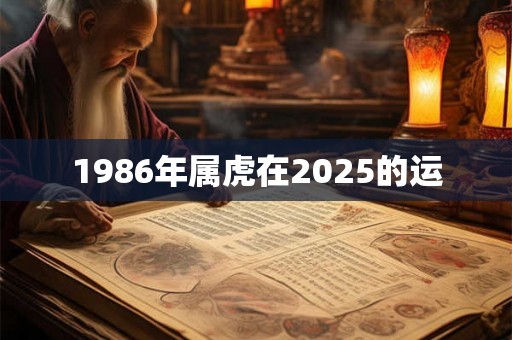 1986年属虎在2025的运