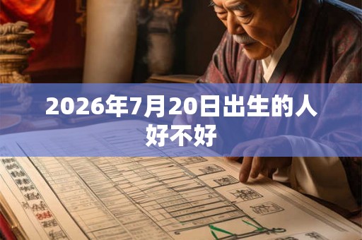 2026年7月20日出生的人好不好 2026年7月20日出生的人好不好
