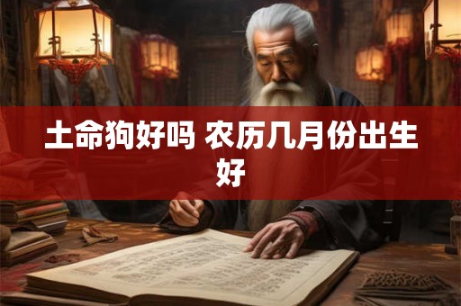 土命狗好吗 农历几月份出生好