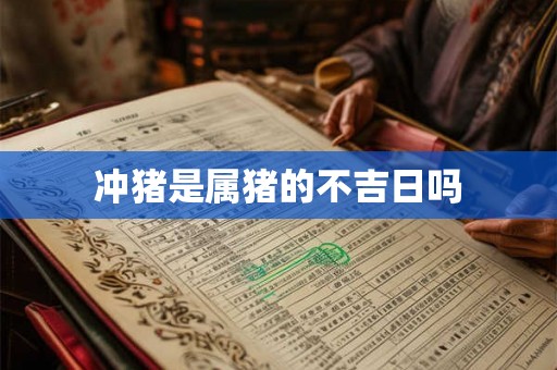 冲猪是属猪的不吉日吗 冲猪是属猪的不吉日吗