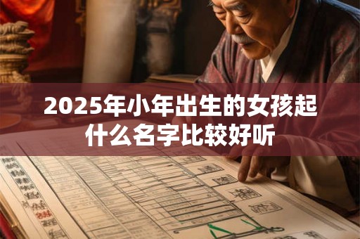 2025年小年出生的女孩起什么名字比较好听 2025年小年出生的女孩起什么名字比较好听