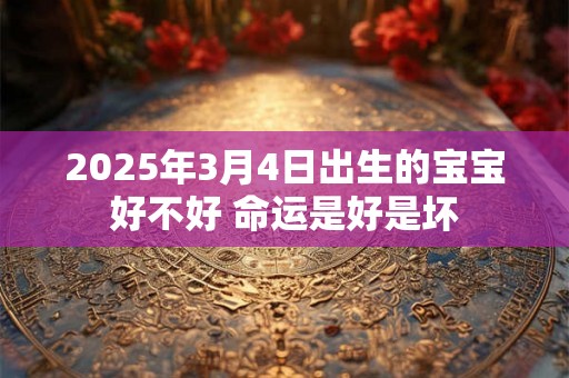2025年3月4日出生的宝宝好不好 命运是好是坏 2025年3月4日出生的宝宝好不好 命运是好是坏