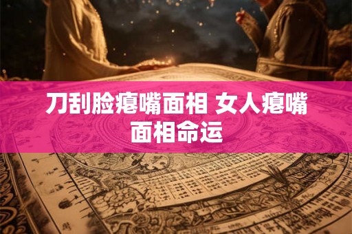 刀刮脸瘪嘴面相 女人瘪嘴面相命运 刀刮脸瘪嘴面相 女人瘪嘴面相命运
