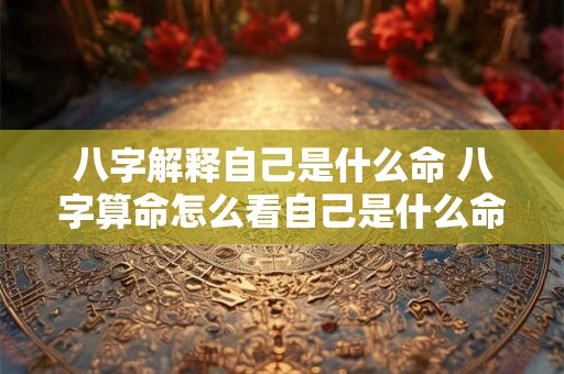八字解释自己是什么命 八字算命怎么看自己是什么命 八字解释自己是什么命 八字算命怎么看自己是什么命