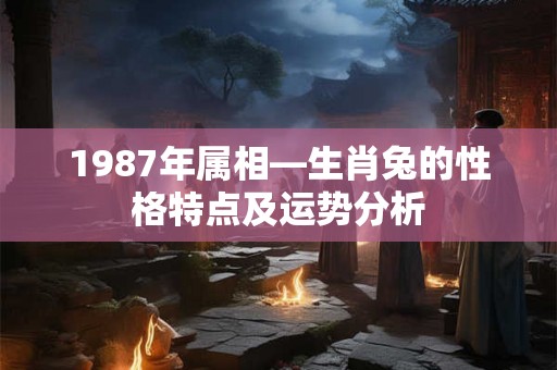 1987年属相—生肖兔的性格特点及运势分析 1987年属相—生肖兔的性格特点及运势分析