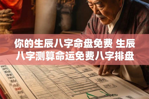 你的生辰八字命盘免费 生辰八字测算命运免费八字排盘系统 你的生辰八字命盘免费 生辰八字测算命运免费八字排盘系统