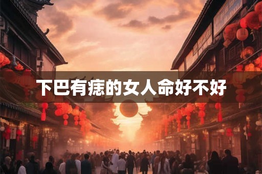 下巴有痣的女人命好不好 下巴有痣的女人命好不好