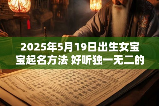 2025年5月19日出生女宝宝起名方法 好听独一无二的名字 2025年5月19日出生女宝宝起名方法 好听独一无二的名字