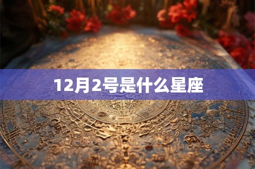 12月2号是什么星座