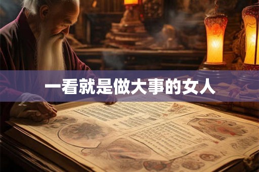 一看就是做大事的女人 一看就是做大事的女人