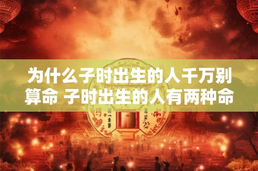 为什么子时出生的人千万别算命 子时出生的人有两种命运 为什么子时出生的人千万别算命 子时出生的人有两种命运