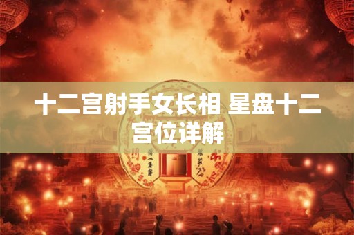 十二宫射手女长相 星盘十二宫位详解