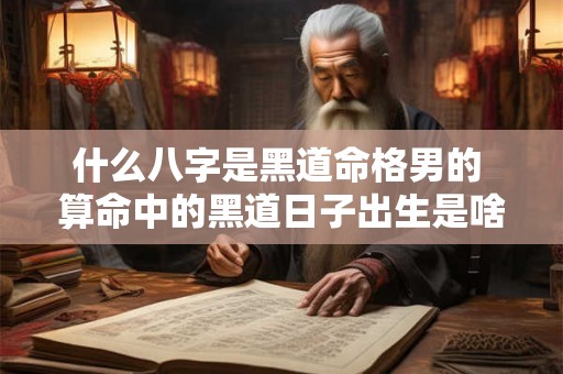 什么八字是黑道命格男的 算命中的黑道日子出生是啥意思 什么八字是黑道命格男的 算命中的黑道日子出生是啥意思