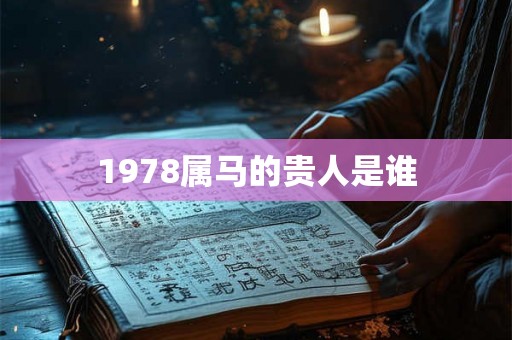 1978属马的贵人是谁