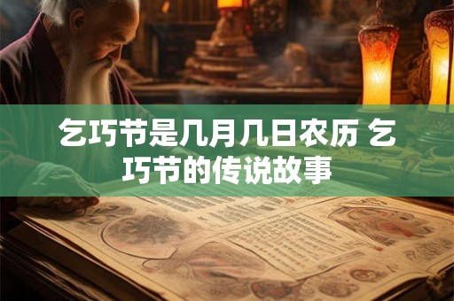 乞巧节是几月几日农历 乞巧节的传说故事 乞巧节是几月几日农历 乞巧节的传说故事