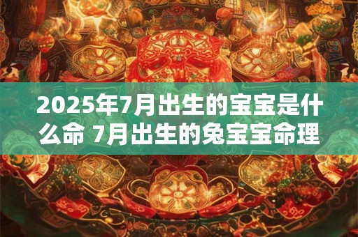 2025年7月出生的宝宝是什么命 7月出生的兔宝宝命理性格详解 2025年7月出生的宝宝是什么命 7月出生的兔宝宝命理性格详解