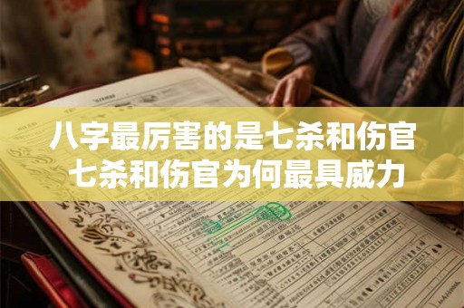 八字最厉害的是七杀和伤官 七杀和伤官为何最具威力 八字最厉害的是七杀和伤官 七杀和伤官为何最具威力