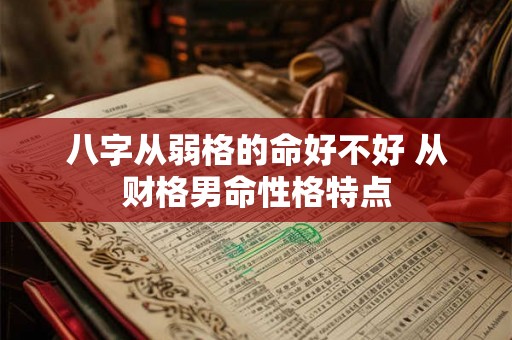 八字从弱格的命好不好 从财格男命性格特点 八字从弱格的命好不好 从财格男命性格特点