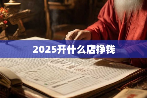 2025开什么店挣钱 2025开什么店挣钱