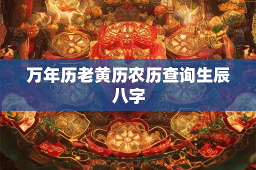 万年历老黄历农历查询生辰八字 万年历老黄历农历查询生辰八字