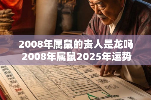 2008年属鼠的贵人是龙吗 2008年属鼠2025年运势好吗 2008年属鼠的贵人是龙吗 2008年属鼠2025年运势好吗