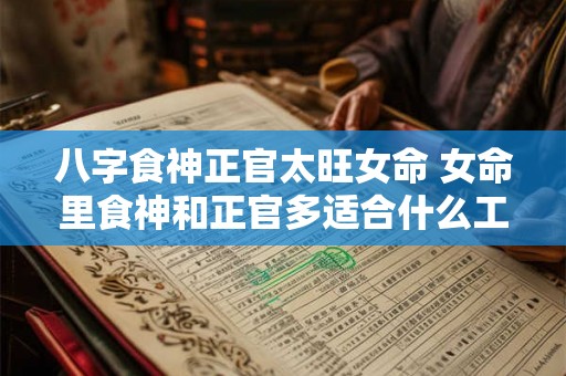 八字食神正官太旺女命 女命里食神和正官多适合什么工作 八字食神正官太旺女命 女命里食神和正官多适合什么工作