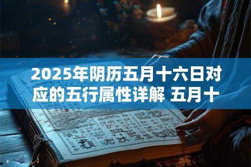 2025年阴历五月十六日对应的五行属性详解 五月十六是啥日子 2025年阴历五月十六日对应的五行属性详解 五月十六是啥日子