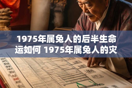 1975年属兔人的后半生命运如何 1975年属兔人的灾难年龄 1975年属兔人的后半生命运如何 1975年属兔人的灾难年龄