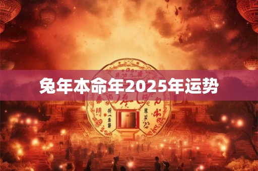 兔年本命年2025年运势 兔年本命年2025年运势