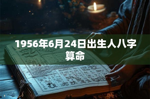 1956年6月24日出生人八字算命 1956年6月24日出生人八字算命
