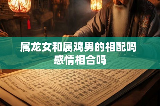 属龙女和属鸡男的相配吗 感情相合吗