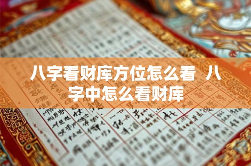 八字看财库方位怎么看 八字中怎么看财库 八字看财库方位怎么看 八字中怎么看财库
