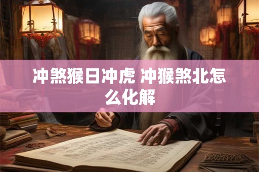 冲煞猴日冲虎 冲猴煞北怎么化解 冲煞猴日冲虎 冲猴煞北怎么化解