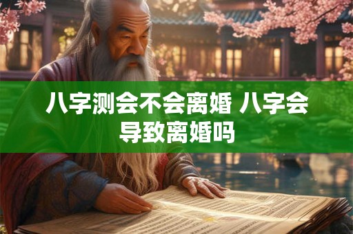 八字测会不会离婚 八字会导致离婚吗 八字测会不会离婚 八字会导致离婚吗