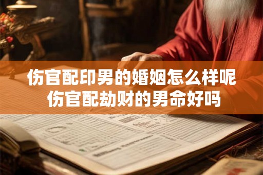 伤官配印男的婚姻怎么样呢 伤官配劫财的男命好吗 伤官配印男的婚姻怎么样呢 伤官配劫财的男命好吗