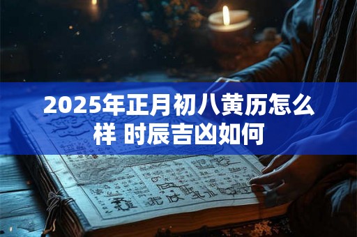 2025年正月初八黄历怎么样 时辰吉凶如何 2025年正月初八黄历怎么样 时辰吉凶如何
