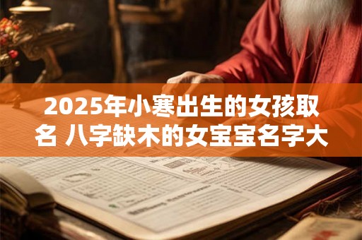 2025年小寒出生的女孩取名 八字缺木的女宝宝名字大全 2025年小寒出生的女孩取名 八字缺木的女宝宝名字大全