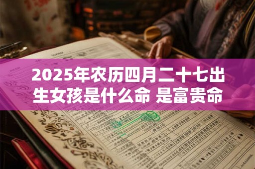 2025年农历四月二十七出生女孩是什么命 是富贵命吗