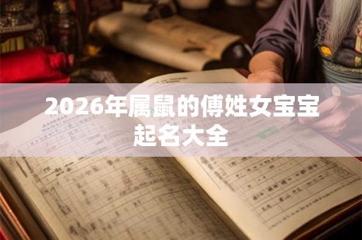 2026年属鼠的傅姓女宝宝起名大全 2026年属鼠的傅姓女宝宝起名大全