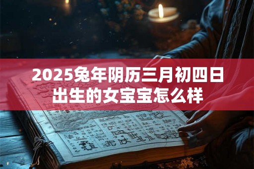 2025兔年阴历三月初四日出生的女宝宝怎么样