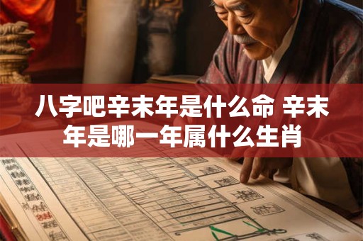 八字吧辛末年是什么命 辛末年是哪一年属什么生肖