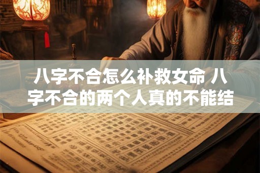 八字不合怎么补救女命 八字不合的两个人真的不能结婚吗 八字不合怎么补救女命 八字不合的两个人真的不能结婚吗