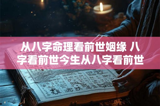 从八字命理看前世姻缘 八字看前世今生从八字看前世怎么看 从八字命理看前世姻缘 八字看前世今生从八字看前世怎么看