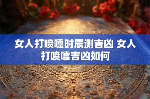 女人打喷嚏时辰测吉凶 女人打喷嚏吉凶如何 女人打喷嚏时辰测吉凶 女人打喷嚏吉凶如何