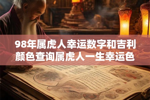 98年属虎人幸运数字和吉利颜色查询属虎人一生幸运色 98年属虎人幸运数字和吉利颜色查询属虎人一生幸运色
