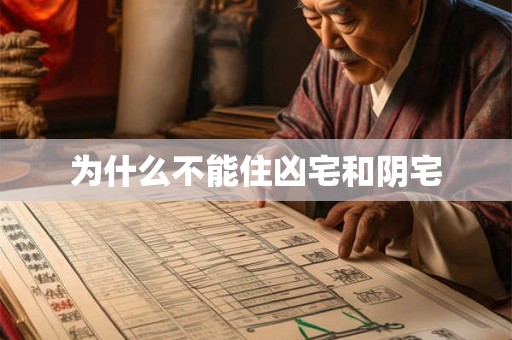 为什么不能住凶宅和阴宅 为什么不能住凶宅和阴宅
