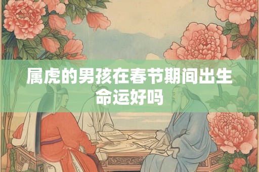 属虎的男孩在春节期间出生命运好吗