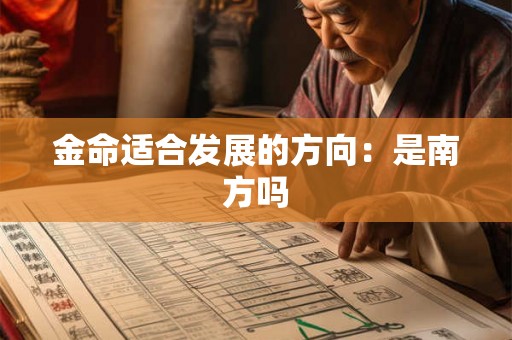 金命适合发展的方向:是南方吗 金命适合发展的方向:是南方吗