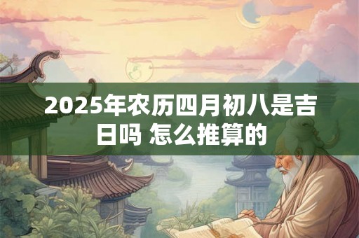 2025年农历四月初八是吉日吗 怎么推算的 2025年农历四月初八是吉日吗 怎么推算的