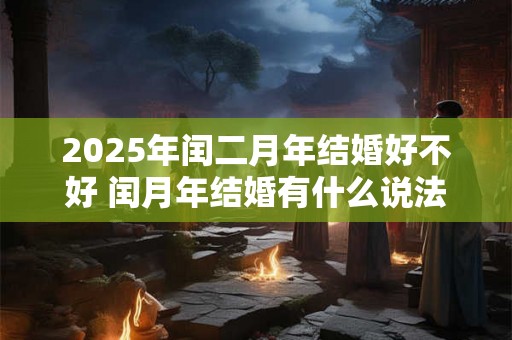 2025年闰二月年结婚好不好 闰月年结婚有什么说法 2025年闰二月年结婚好不好 闰月年结婚有什么说法